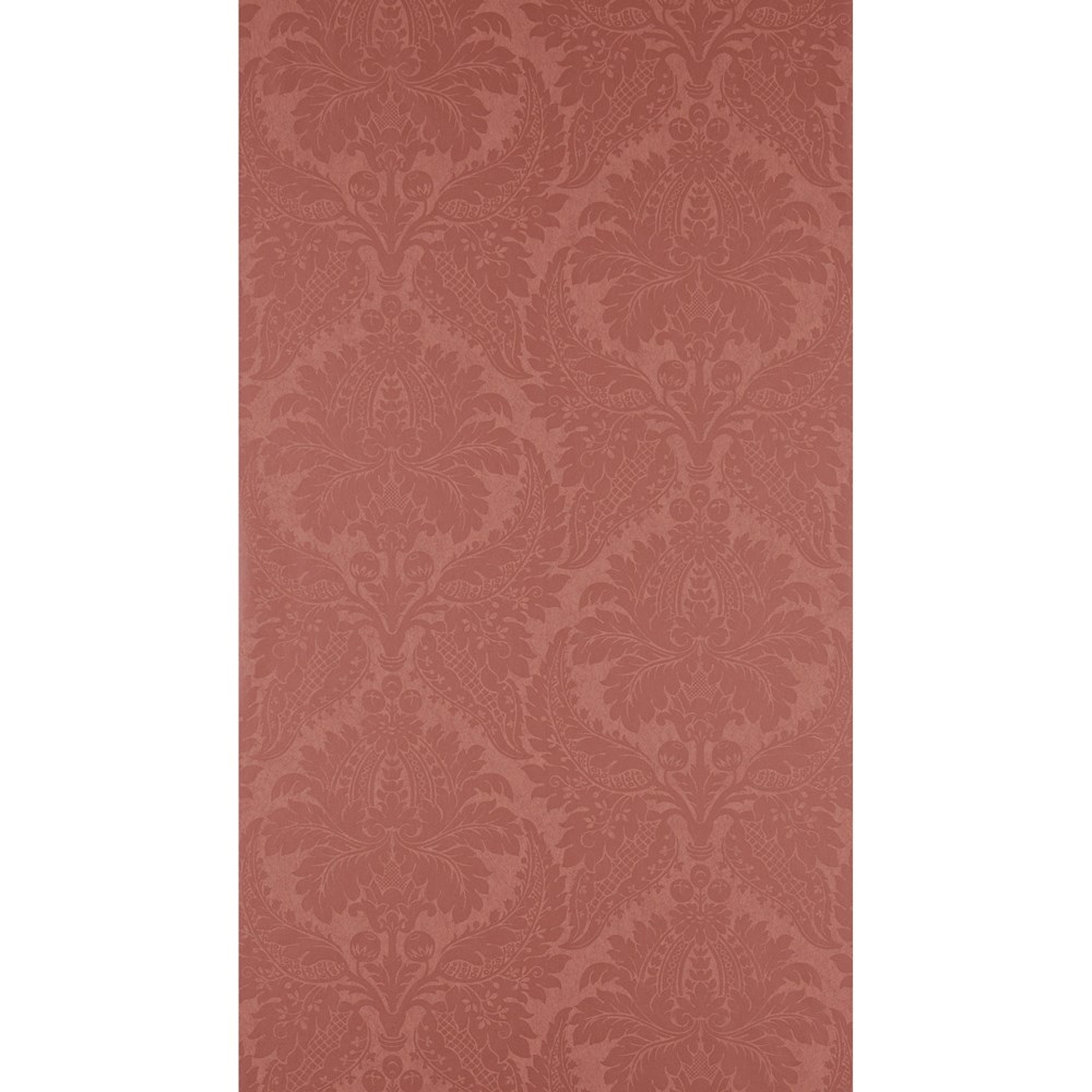 Malmaison Damask Wallpaper 311200 by Zoffany in Faded Rose Red